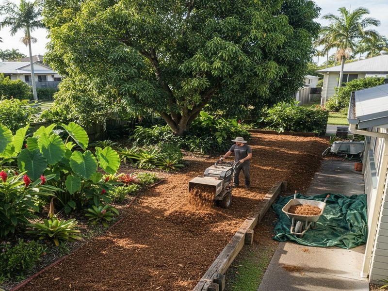 Palm Mulch Supply Cairns Qld