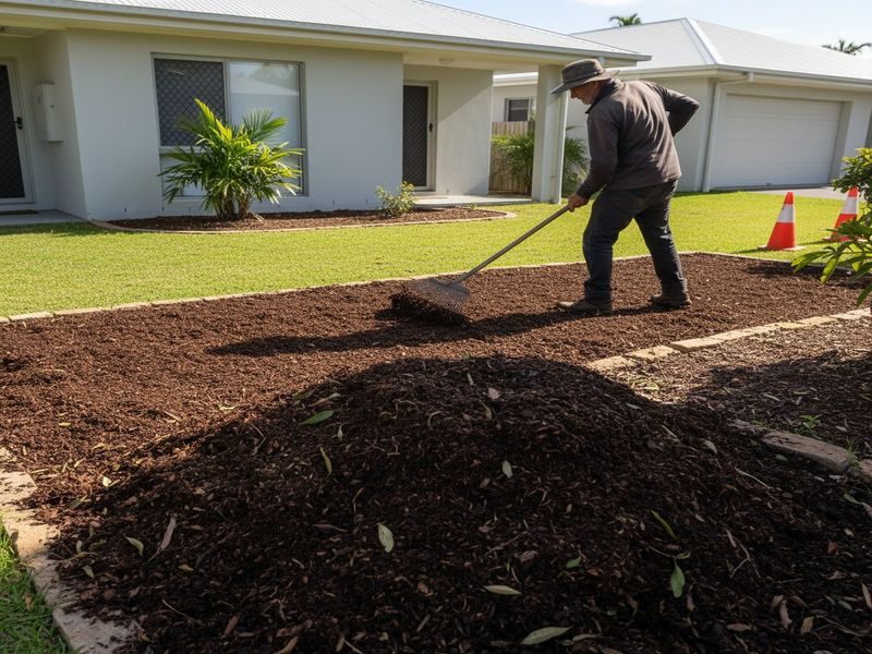 Mulch Stockpiling Cairns Qld