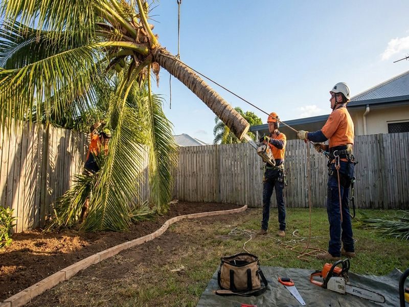 Coconut Tree Removal Near Cairns Qld