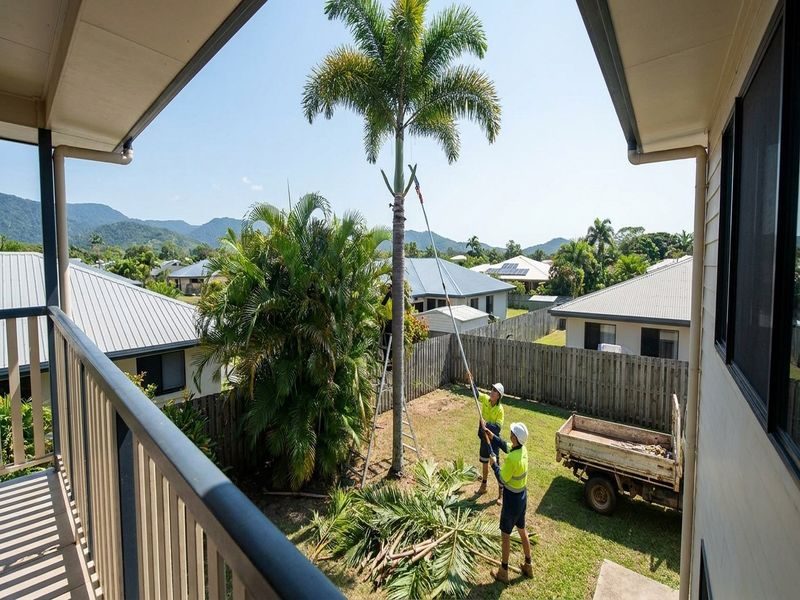 Palm Seed Cluster Removal Cairns Qld