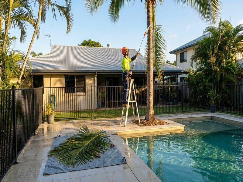 Tall Palm Pruning Cairns Qld