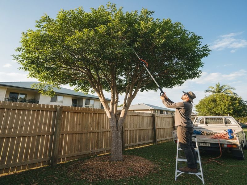 Fence Line Tree Cleanup Cairns Qld