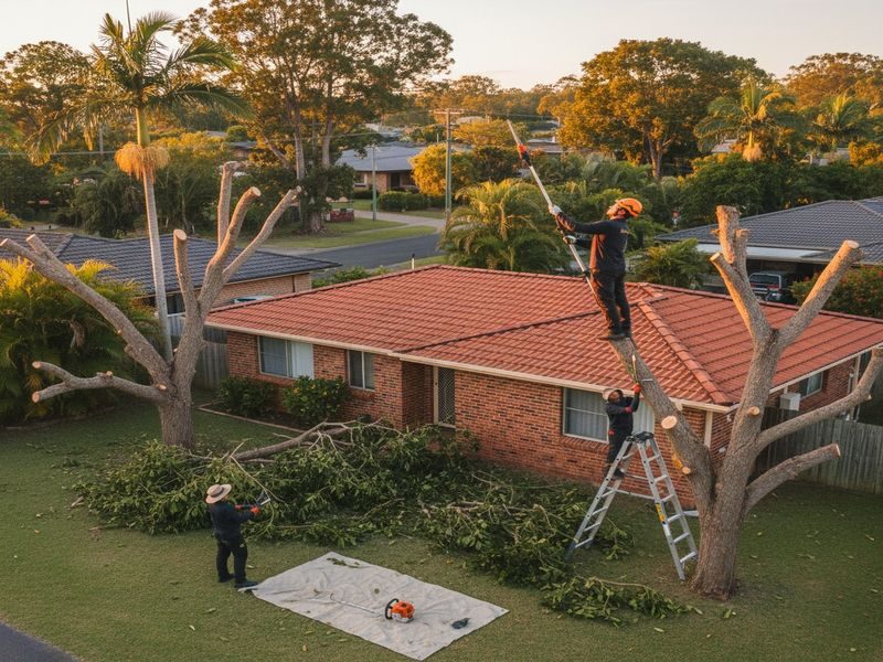 Branch Removal Over Homes Cairns Qld
