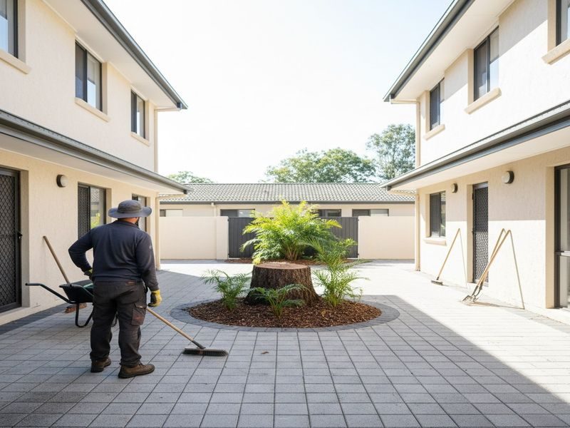 Tree Removal Between Buildings Cairns Qld