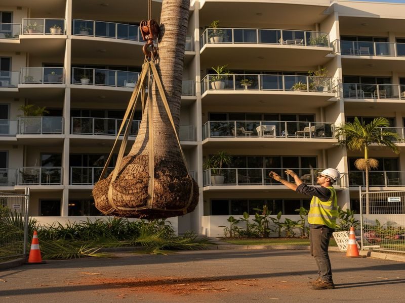 Crane Assisted Dead Tree Cairns Qld