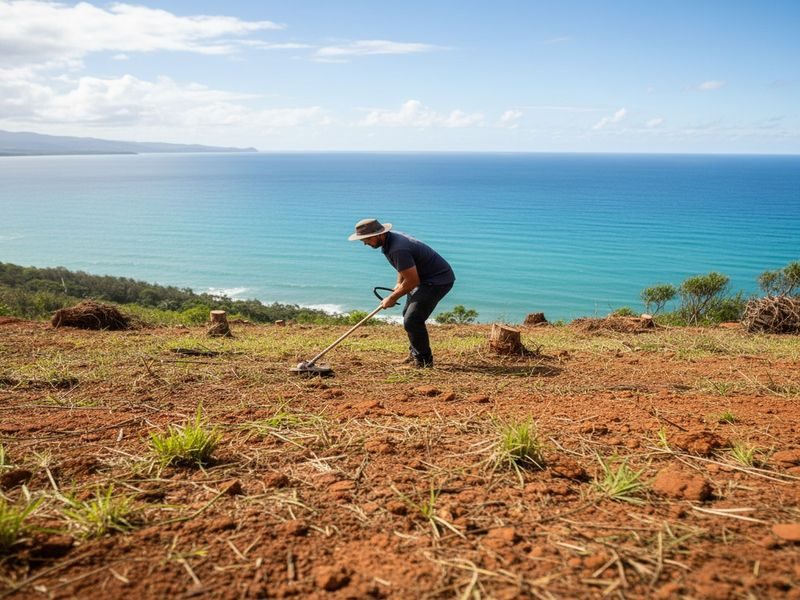 Steep Slope Stump Grinding Cairns Qld