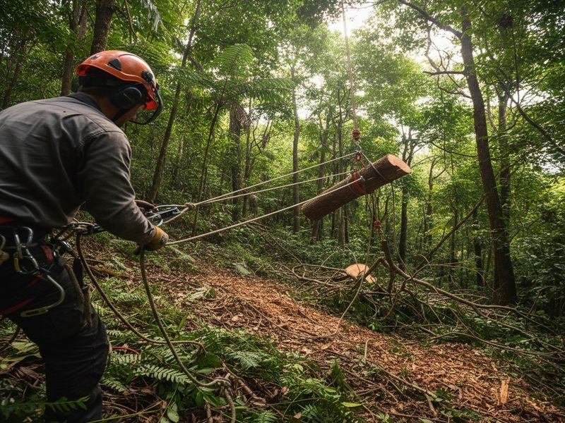 Steep Slope Tree Pruning Cairns Qld