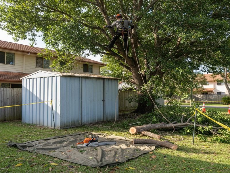 Tree Removal Near Garages Cairns Qld