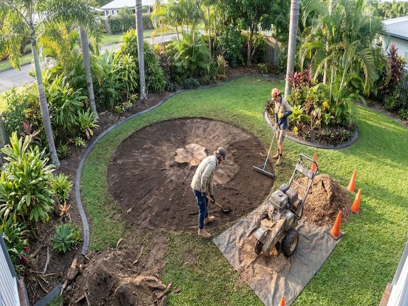Deep Rooted Stump Grinding Cairns Qld