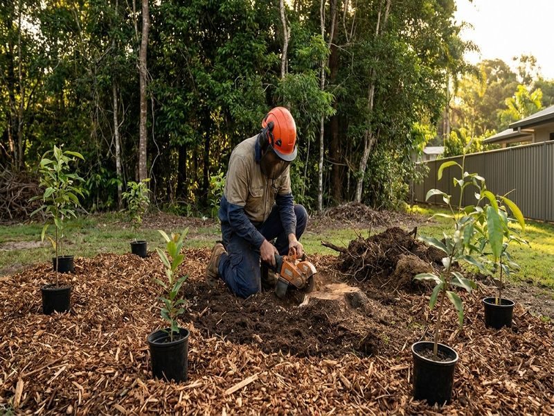 Multiple Small Stump Grinding Cairns Qld
