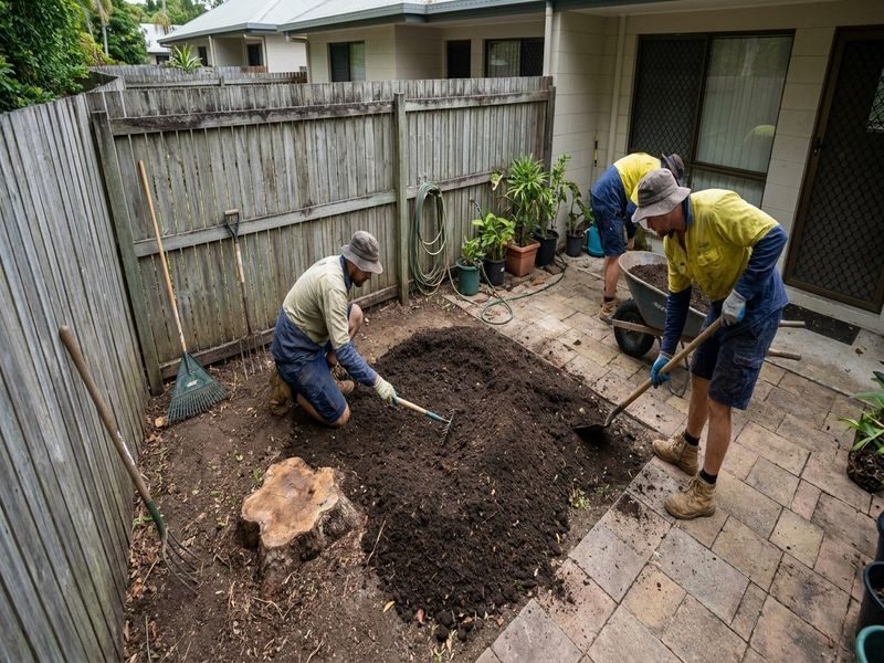 Full Stump Site Cleanup Cairns Qld