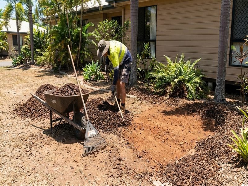 Wood Chip Spreading Cairns Qld