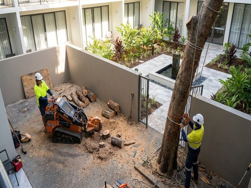 Tree Removal Narrow Backyards Cairns Qld